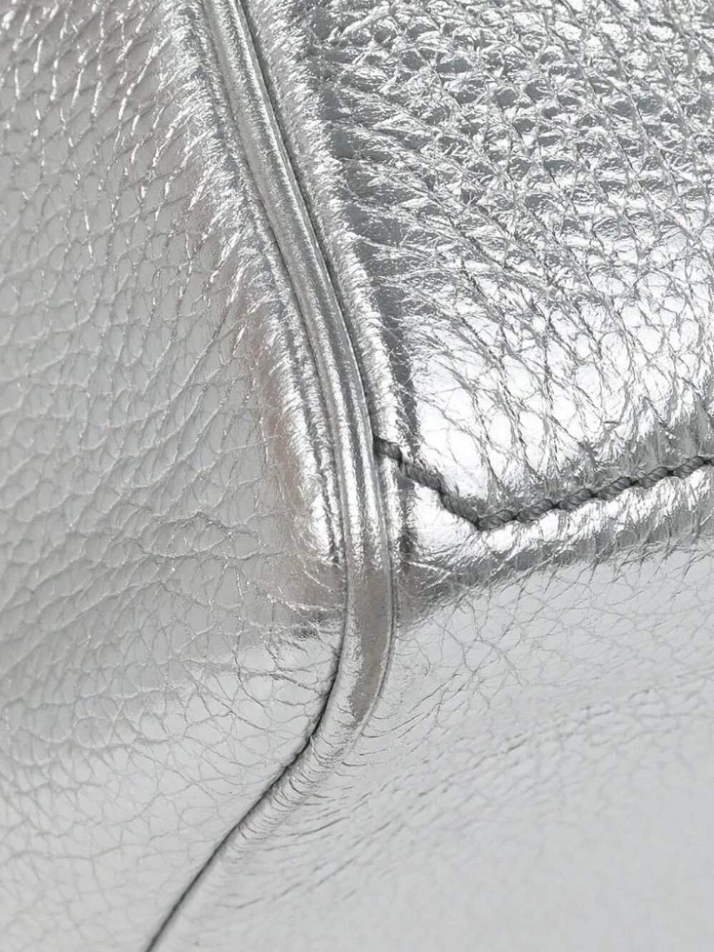 Celine Metallic Silver Leather Boogie Bag Handbag WC-BB-0038 146231 - Picture 4 of 10